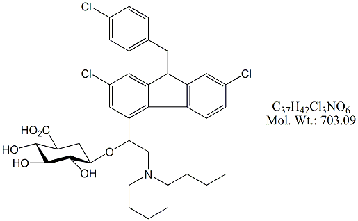 LFN60: Lumefantrine β-D-Glucuronide