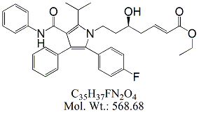 ATV34: Atorvastatin 3-Deoxy-Hept-2-Enoic Acid Ethyl Ester