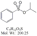 BZS03: Benzenesulfonic Acid Isopropyl Ester