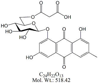EMX56: Emodin 1-OBD 6-O-Malonylglucoside