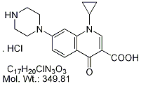 CPF02H: Ciprofloxacin EP Impurity B (HCl)