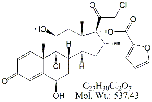MTS44: Mometasone Furoate 6beta-Hydroxy Impurity