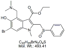 ADX55: Arbidol Sulfoxide