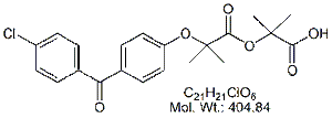 FNF51: Fenofibrate 1-Carboxyl 1-Methylethyl Ester