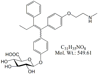 TMX59B: Tamoxifen N-Desmethyl 4-Hydroxy β-D-Glucuronide