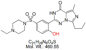 VDF61B: Vardenafil O-Desethyl Impurity (Base)