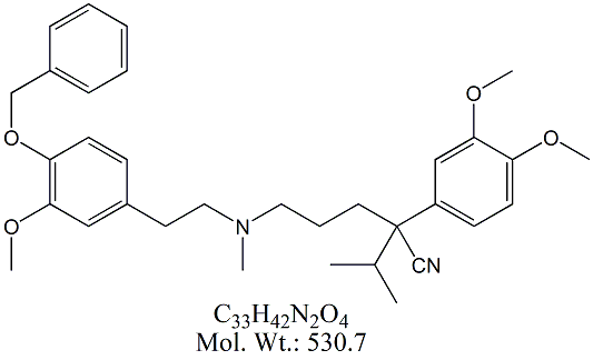VRP53: Verapamil p-O-Desmethyl p-O-Benzyl