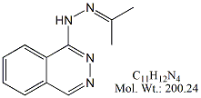 HDL56: Hydralazine Acetone Hydrazone
