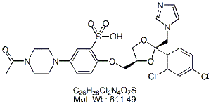 KCZ54: Ketoconazole Sulfonic Acid