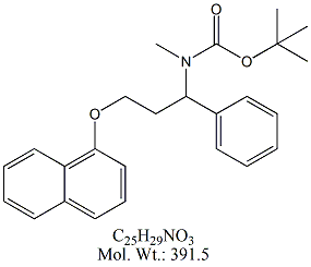 DXE51: Dapoxetine N-Boc N-Desmethyl