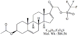 PNL51: Pregnenolone Acetate 16-Dehydro 21-Triflate