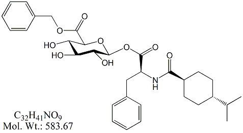 NTG52: Nateglinide Acyl-β-D-Glucuronide Benzyl Ester Ent-Isomer