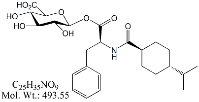 NTG53: Nateglinide Acyl-β-D-Glucuronide Ent-Isomer