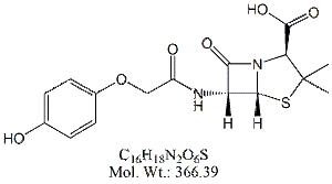 PNV50A: Penicillin V p-Hydroxy