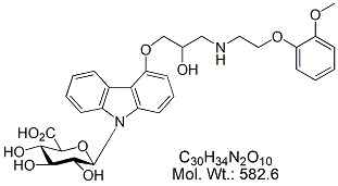 CVD54: Carvedilol N-beta-D-Glucuronide