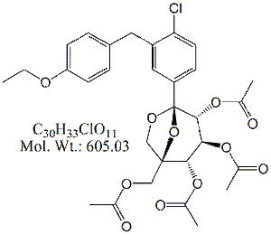 EGZ50: Ertugliflozin Tetraacetate