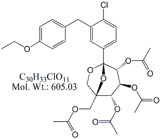 EGZ50: Ertugliflozin Tetraacetate