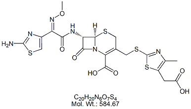 CDZ50A: Cefodizime (6R,7S)-Isomer