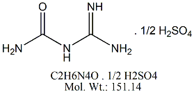 MTF51S: Metformin Guanylurea Impurity (Hemisulfate)