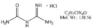MTF51H: Metformin Guanylurea Impurity (HCl)