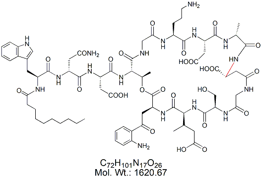 DPT31: Daptomycin beta-Isomer