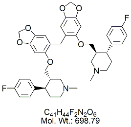 PRX36: Paroxetine Dimer N-Methyl Analog