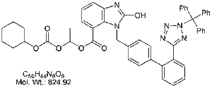 CST54: Candesartan Cilexetil Desethyl N2-Trityl Analog