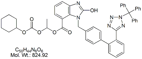 CST54: Candesartan Cilexetil Desethyl N2-Trityl Analog