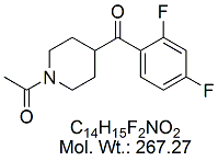 RSP48: Risperidone Difluoro Acetyl Impurity