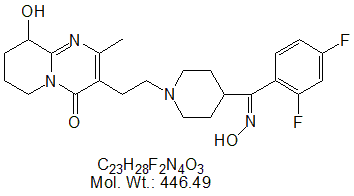 PPD41: Paliperidone (E)-Oxime
