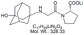 VDG42L: Vildagliptin Carboxylic Acid (Lithium Salt)