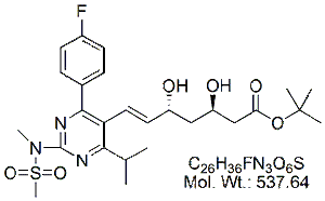 RSV63: Rosuvastatin (3R,5R)-Isomer t-Butyl Ester