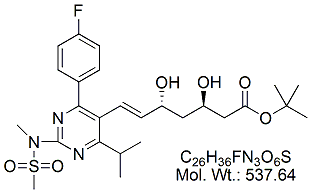 RSV63: Rosuvastatin (3R,5R)-Isomer t-Butyl Ester