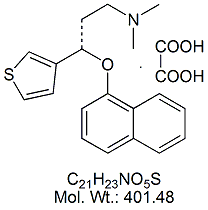 DLX46X: Duloxetine N-Methyl 3-Thiophene Isomer Oxalate