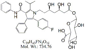 ATV90: Atorvastatin Acyl-beta-D-Glucuronide