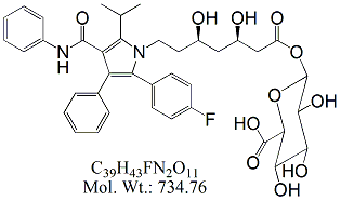ATV90: Atorvastatin Acyl-beta-D-Glucuronide
