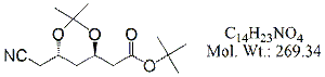 ATV85: Atorvastatin Acetonide t-Butyl Ester Side Chain (4R,6S)-Isomer