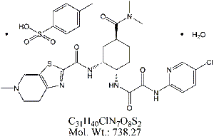 EDX00T: Edoxaban Tosylate Monohydrate