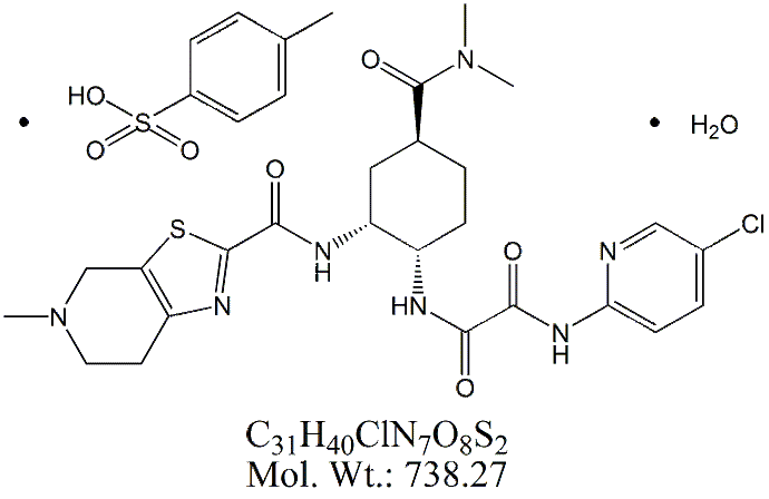 EDX00T: Edoxaban Tosylate Monohydrate