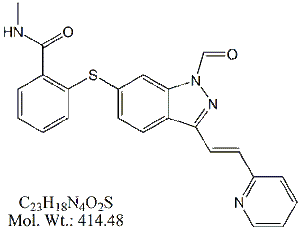 AXT53: Axitinib N-Formyl Impurity