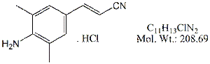 RLP54H: Rilpivirine Acrylonitrile Impurity