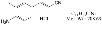 RLP54H: Rilpivirine Acrylonitrile Impurity