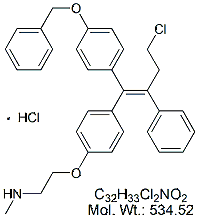 TRM63: Toremifene 4-Benzyloxy N-Desmethyl HCl