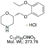 VLX52H: Viloxazine (S)-Isomer HCl